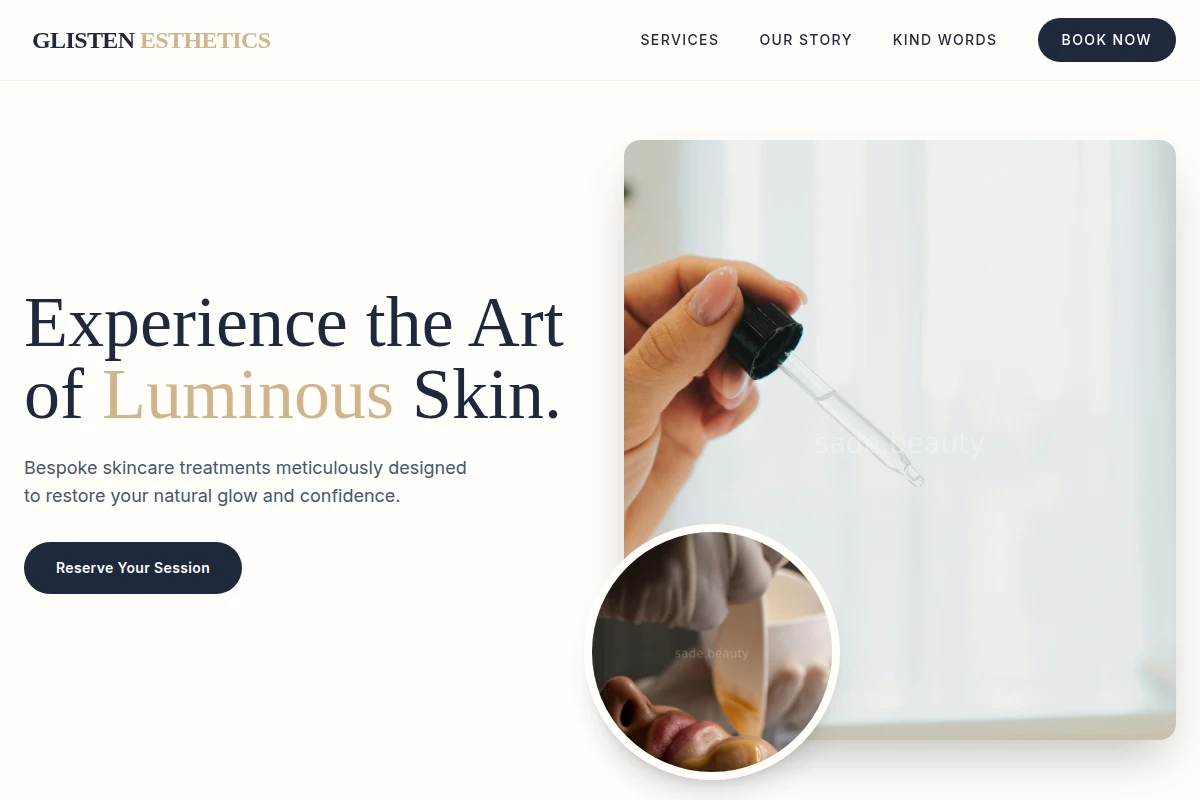 Glisten Esthetician